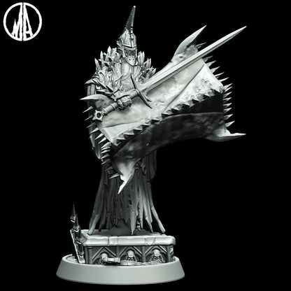 Fallen Crusader Miniature | 3 Poses | Pose B | 28mm scale Tabletop gaming DnD Miniature Dungeons and Dragons,dnd fiend dnd 5e - Plague Miniatures
