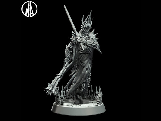 Fallen Wraithlord Miniature Skeleton Miniature - 3 Poses - 28mm scale Tabletop gaming DnD Miniature Dungeons and Dragons,dnd 5e - Plague Miniatures shop for DnD Miniatures