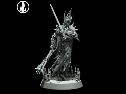 Fallen Wraithlord Miniature Skeleton Miniature - 3 Poses - 28mm scale Tabletop gaming DnD Miniature Dungeons and Dragons,dnd 5e - Plague Miniatures