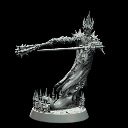 Fallen Wraithlord Miniature Undead miniature - 3 Poses - 28mm scale Tabletop gaming DnD Miniature Dungeons and Dragons,dnd 5e - Plague Miniatures