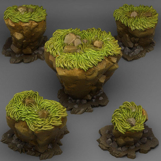 Fantasy Lost Rock Miniatures | Wargaming Terrain Set | 28 or 32mm Scale - Plague Miniatures