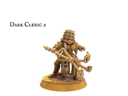 Female Dark Cleric Miniature witch miniatures - 5 Poses - 32mm scale Tabletop gaming DnD Miniature Dungeons and Dragons, dnd 5e - Plague Miniatures