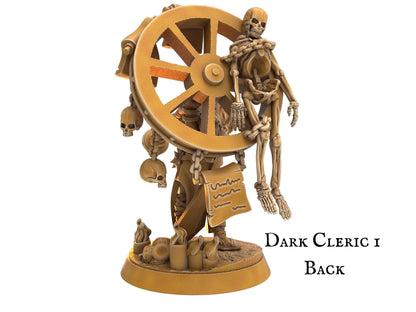 Female Dark Cleric Miniature Witch miniatures - 5 Poses - 32mm scale Tabletop gaming DnD Miniature Dungeons and Dragons, dnd cleric - Plague Miniatures