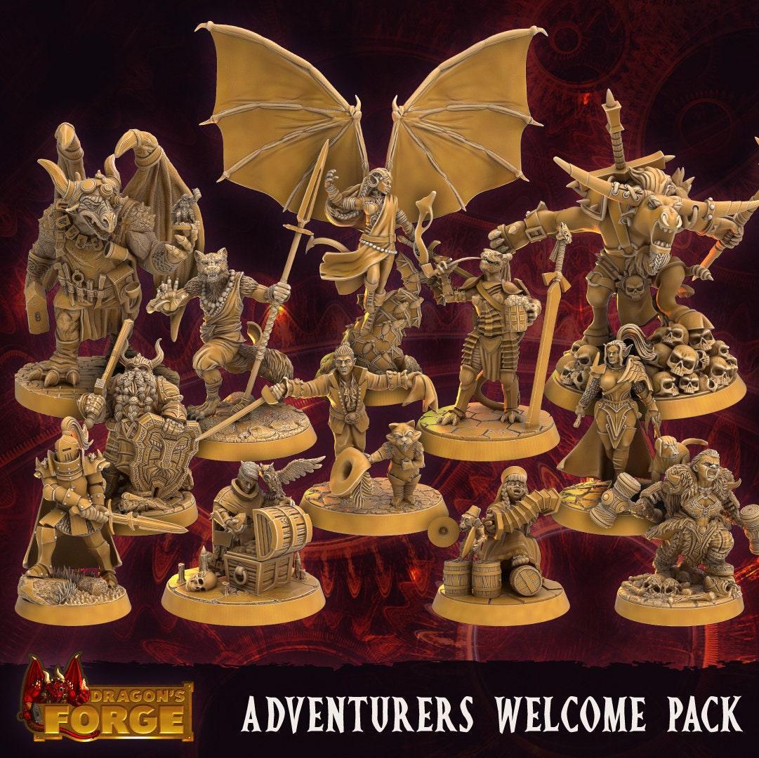 Firescale Fighter | Dragon's Forge | 32mm Scale | Dragonborn | Tabletop Gaming | DnD Miniature | Dungeons and dragons - Plague Miniatures