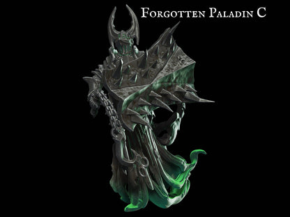 Forgotten Paladin Miniature 28mm scale Tabletop gaming DnD Miniature Dungeons and Dragons dnd 5e dungeon master gift demon - Plague Miniatures shop for DnD Miniatures
