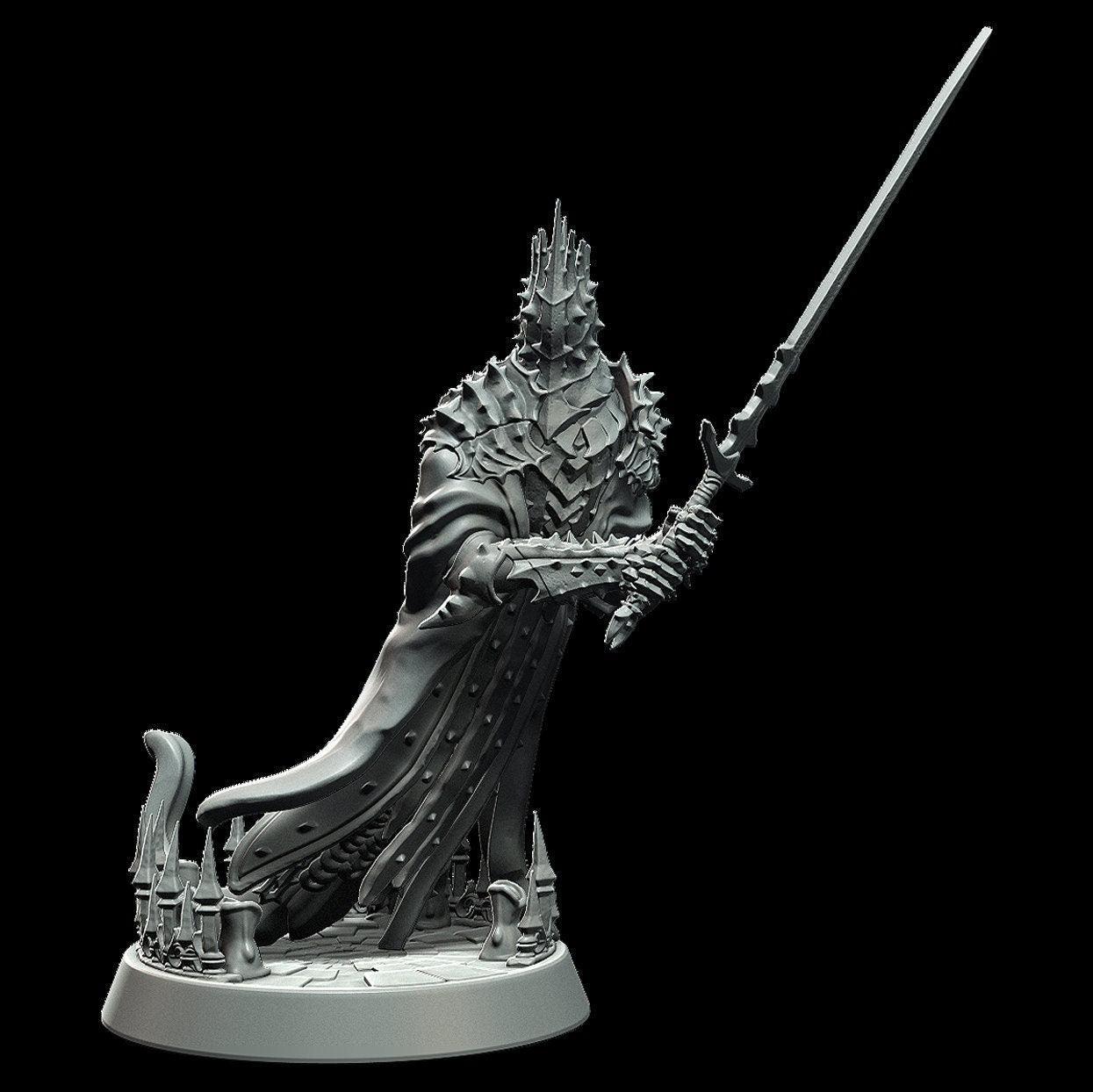 Forsaken Duke Miniature Skeleton Miniature - 3 Poses - 28mm scale Tabl ...