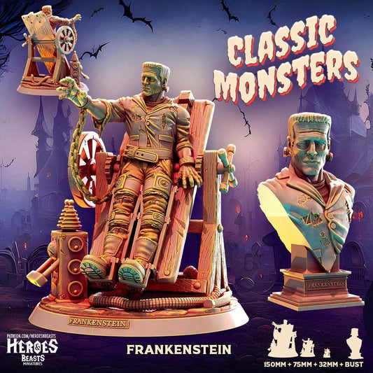 Frankenstein | Classic Monsters | Heroes & Beasts | DnD Miniature | Dungeons and DragonsDnD 5e Feature Film Theatre - Plague Miniatures