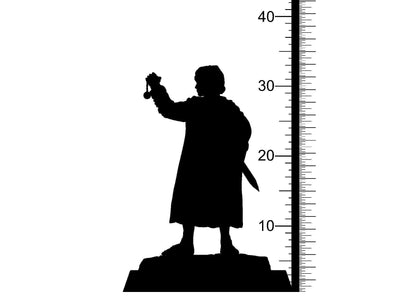 Frodown Halfling Miniature | Figurine for Fantasy Tabletop RPGs | 32mm Scale - Plague Miniatures