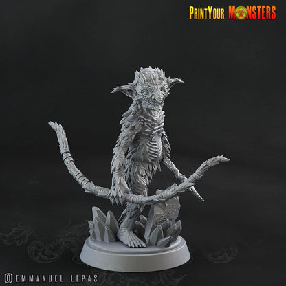 Frost Archer Miniature | Icy Marksman for Everfrost Adventures - Plague Miniatures