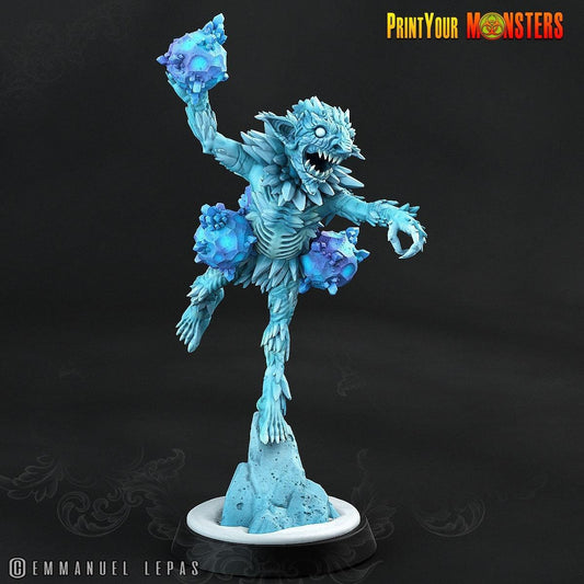 Frost Grenadier Goblin Miniature | Icy Saboteur of Everfrost Chaos - Plague Miniatures