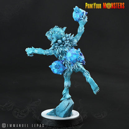 Frost Grenadier Goblin Miniature | Icy Saboteur of Everfrost Chaos - Plague Miniatures