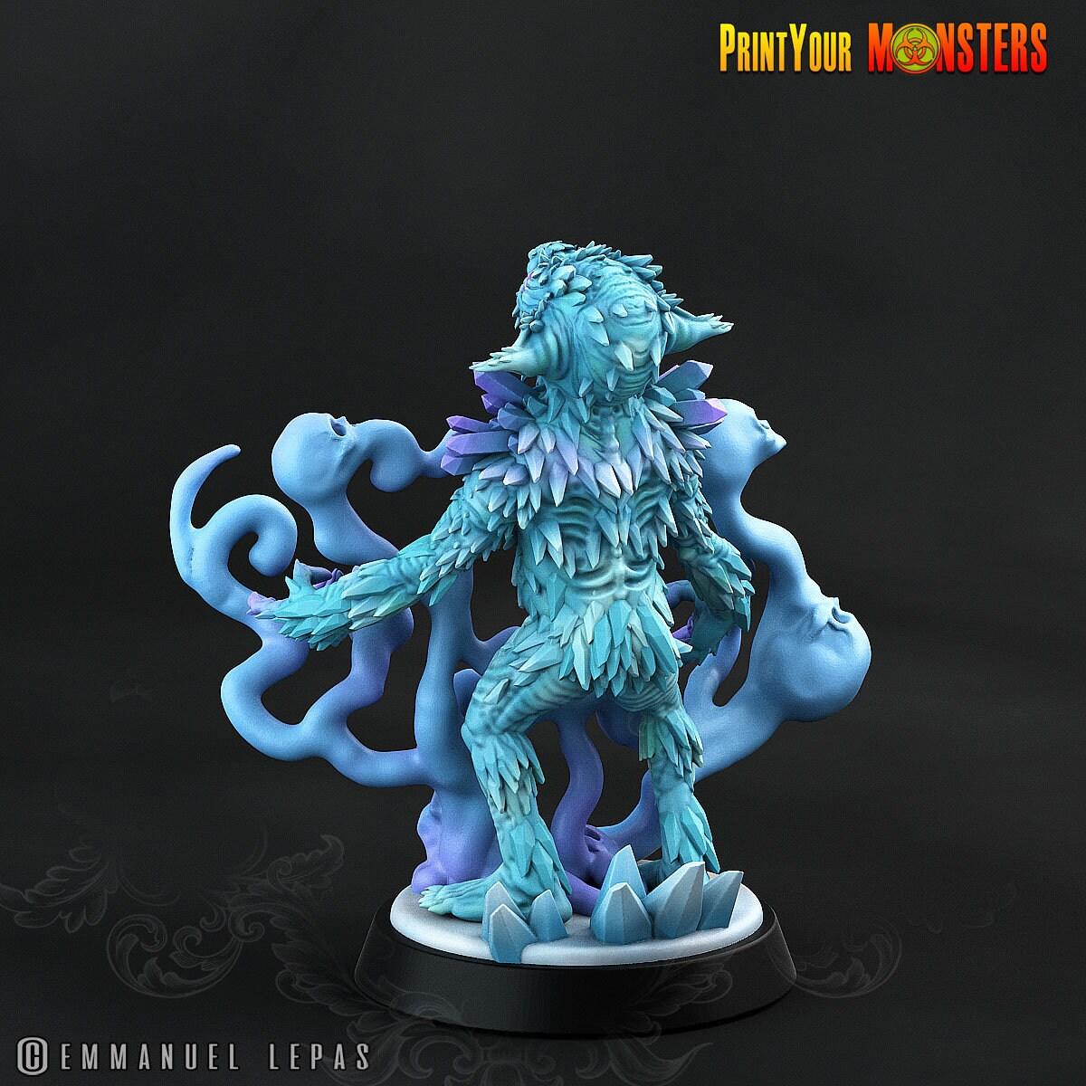 Frost Shaman Goblin Miniature | Icy Mystic of Everfrost Enchantment - Plague Miniatures