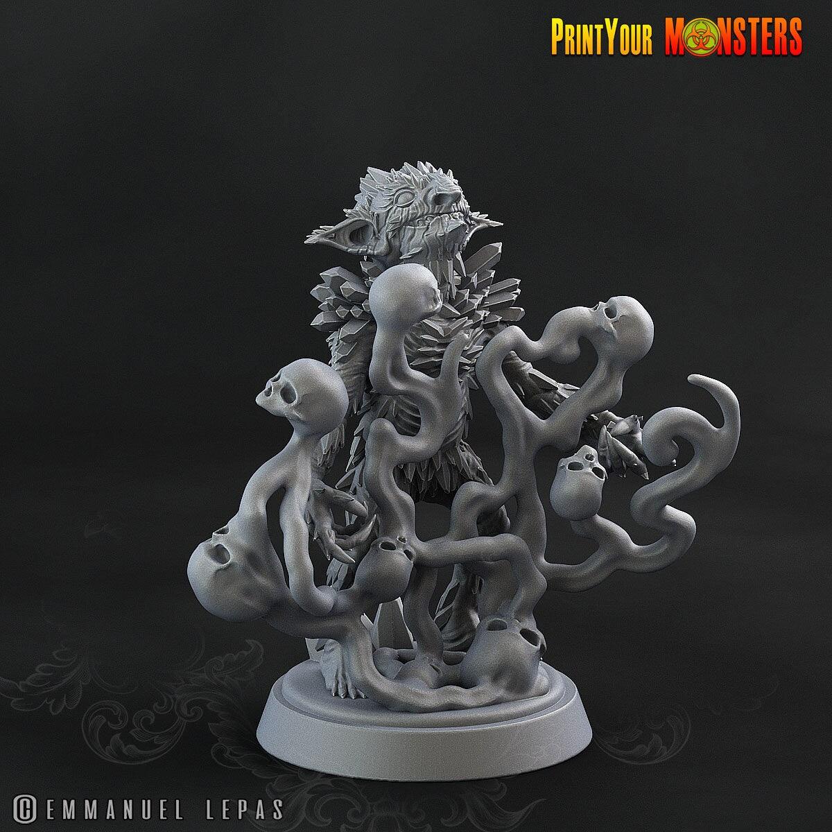 Frost Shaman Goblin Miniature | Icy Mystic of Everfrost Enchantment - Plague Miniatures