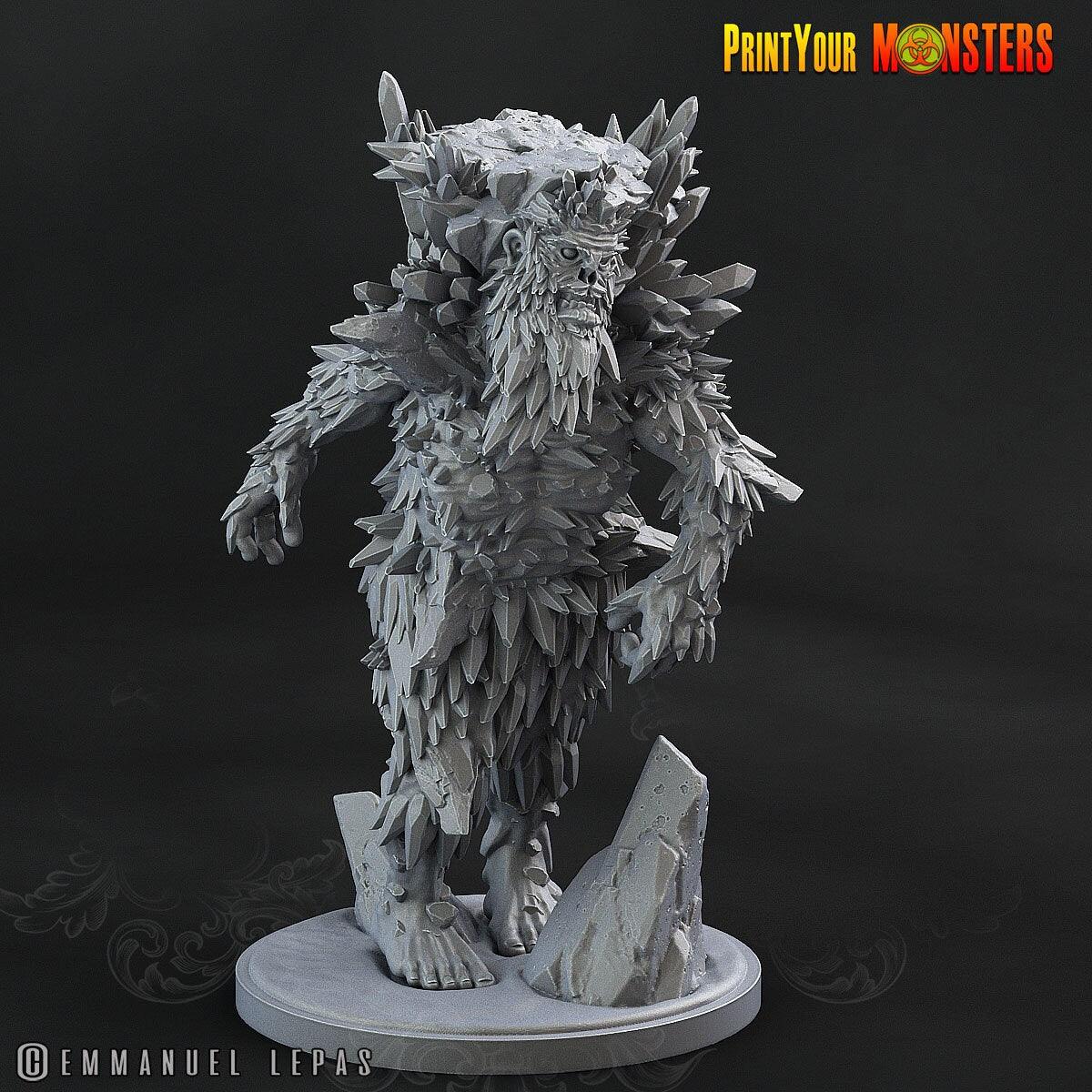 Frostwarden Frimasire Giant Miniature | Guardian of Everfrost Mountains - Plague Miniatures