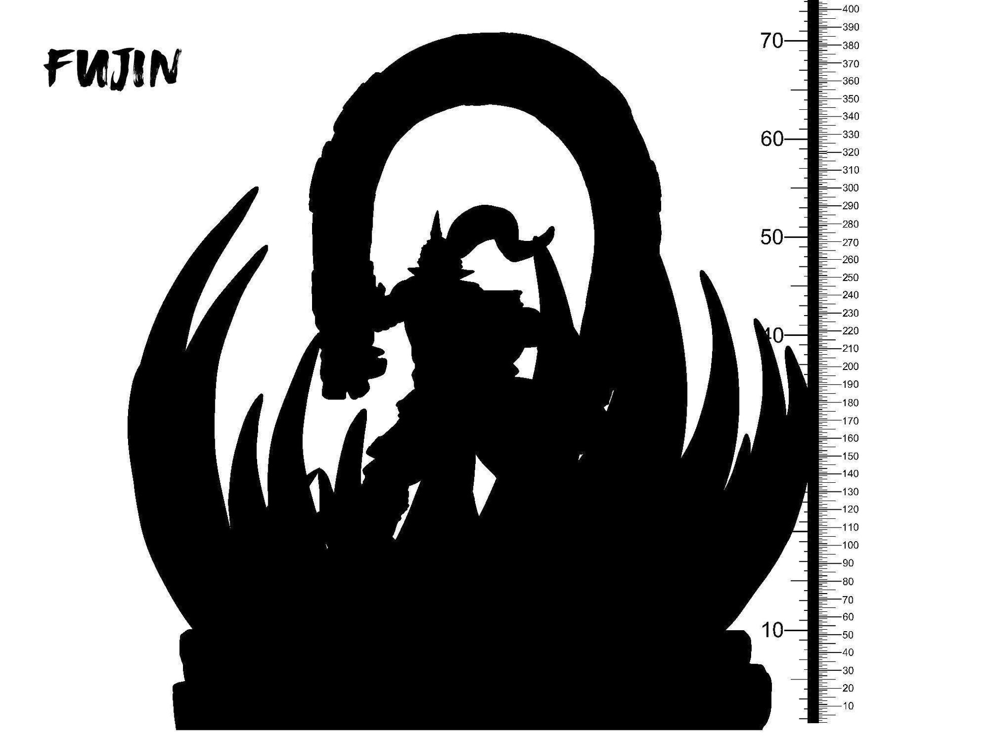 Fujin Miniature | Japanese God of Wind Figurine | 32mm Scale - Plague Miniatures