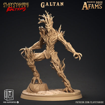 Galtan Tree Guardian Miniature | Fantasy Forest Protector | 32mm Scale - Plague Miniatures