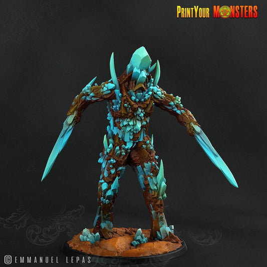 Gemstone Guardian Miniatures | Crystal Elemental Beasts - Plague Miniatures