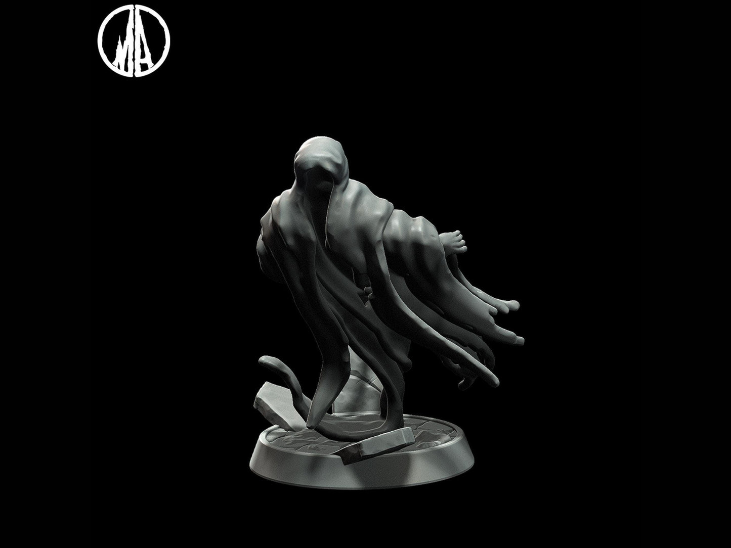 Ghost Miniature ghost figurine - 5 Poses - 28mm scale Tabletop gaming DnD Miniature Dungeons and Dragons,dnd 5e ghost figurine - Plague Miniatures