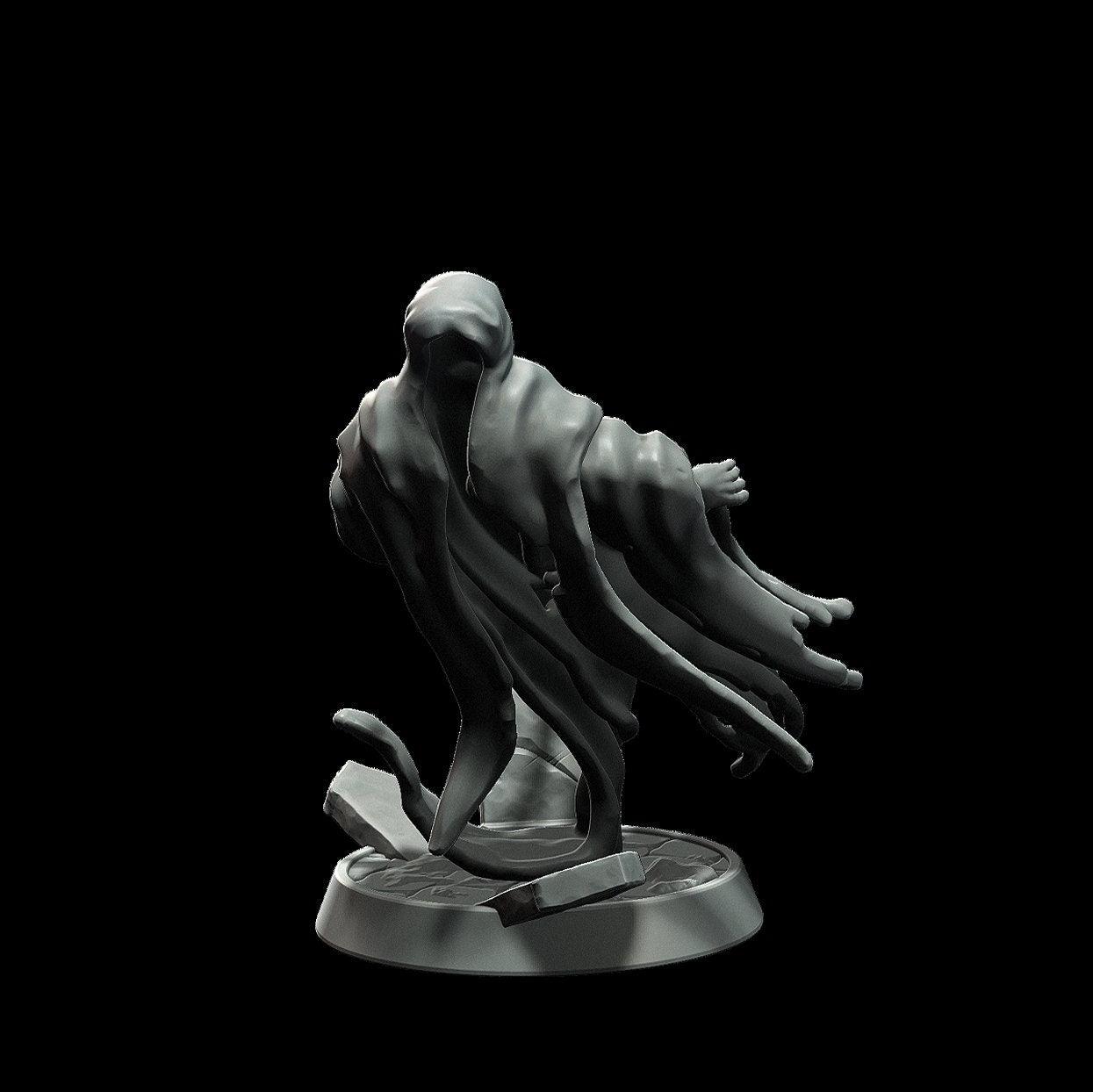 Ghost Miniature ghost figurine - 5 Poses - 28mm scale Tabletop gaming DnD Miniature Dungeons and Dragons,dnd 5e ghost figurine - Plague Miniatures