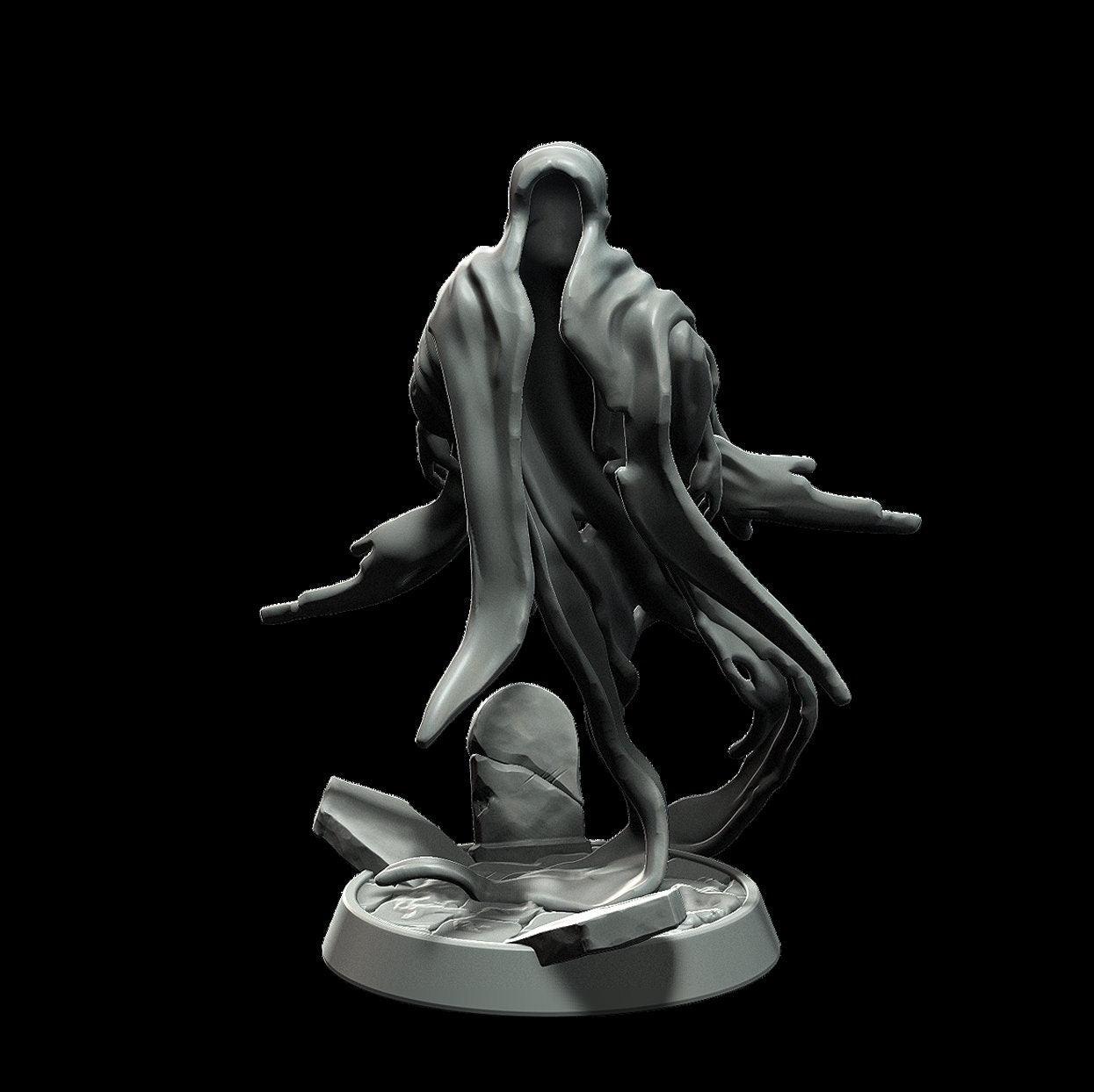 Ghost Miniature ghost figurine - 5 Poses - 28mm scale Tabletop gaming DnD Miniature Dungeons and Dragons,dnd 5e ghost figurine - Plague Miniatures