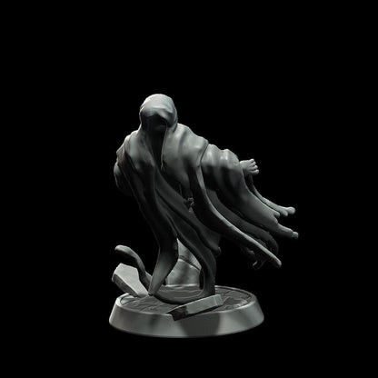 Ghost Miniature undead miniature - 5 Poses - 28mm scale Tabletop gaming DnD Miniature Dungeons and Dragons, dnd monster manual - Plague Miniatures shop for DnD Miniatures