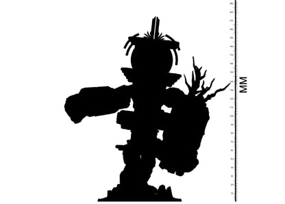 Giant Aztec Golem Figure | Mayan themed Miniature for DnD | 32mm Scale - Plague Miniatures