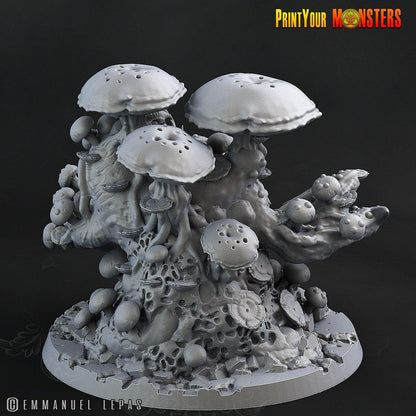 Giant Mushroom Monster Miniature | Fungal Behemoth of the Enchanted Woodlands - Plague Miniatures