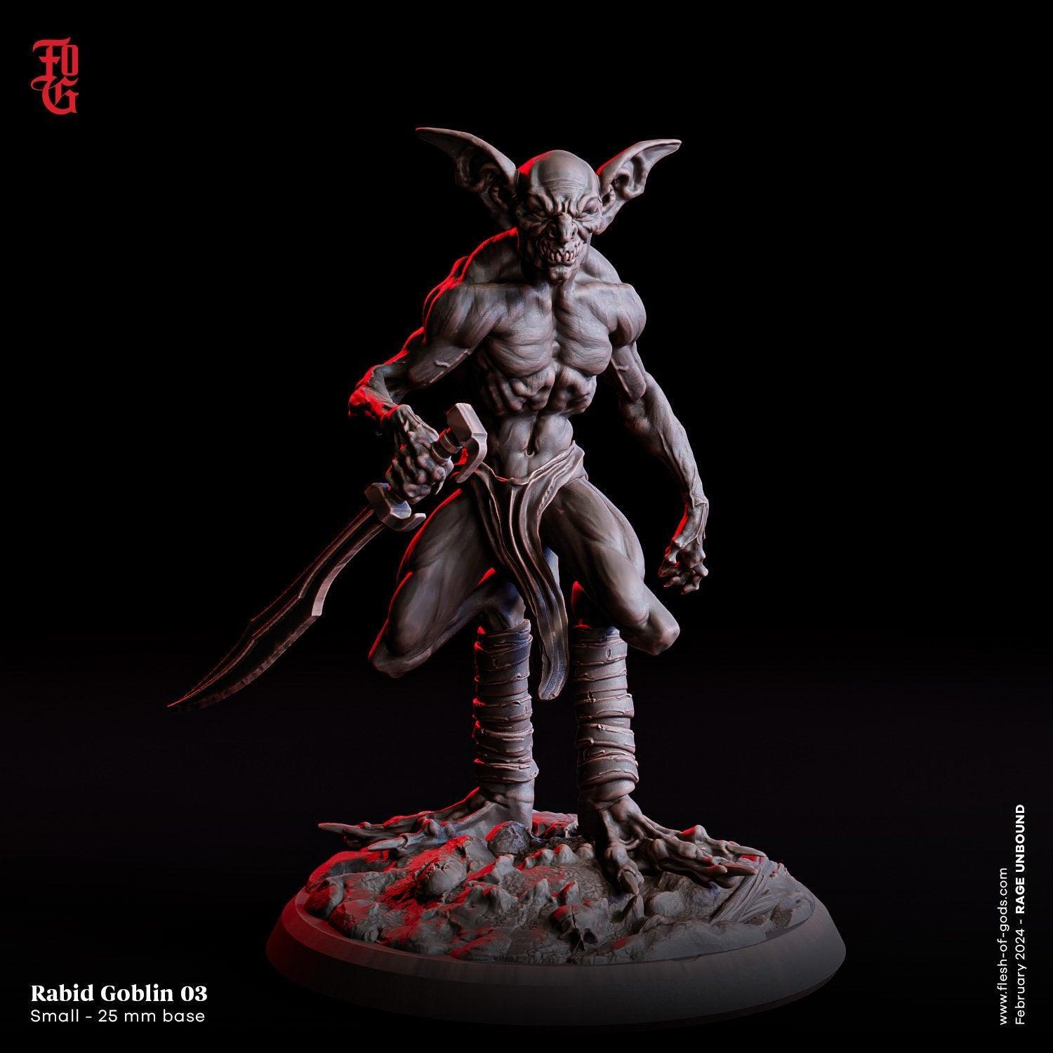 Goblin Miniature Monster Miniature | Goblin Creature for Tabletop Games | 32mm Scale - Plague Miniatures