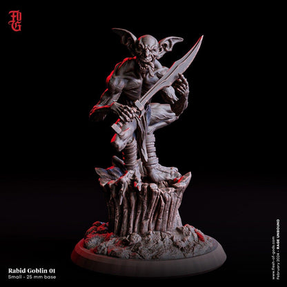 Goblin Miniature Monster Miniature | Goblin Creature for Tabletop Games | 32mm Scale - Plague Miniatures