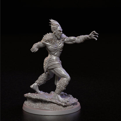 Goblinoid Miniature | Ethiopian Bouda Figurine | 32mm Scale - Plague Miniatures