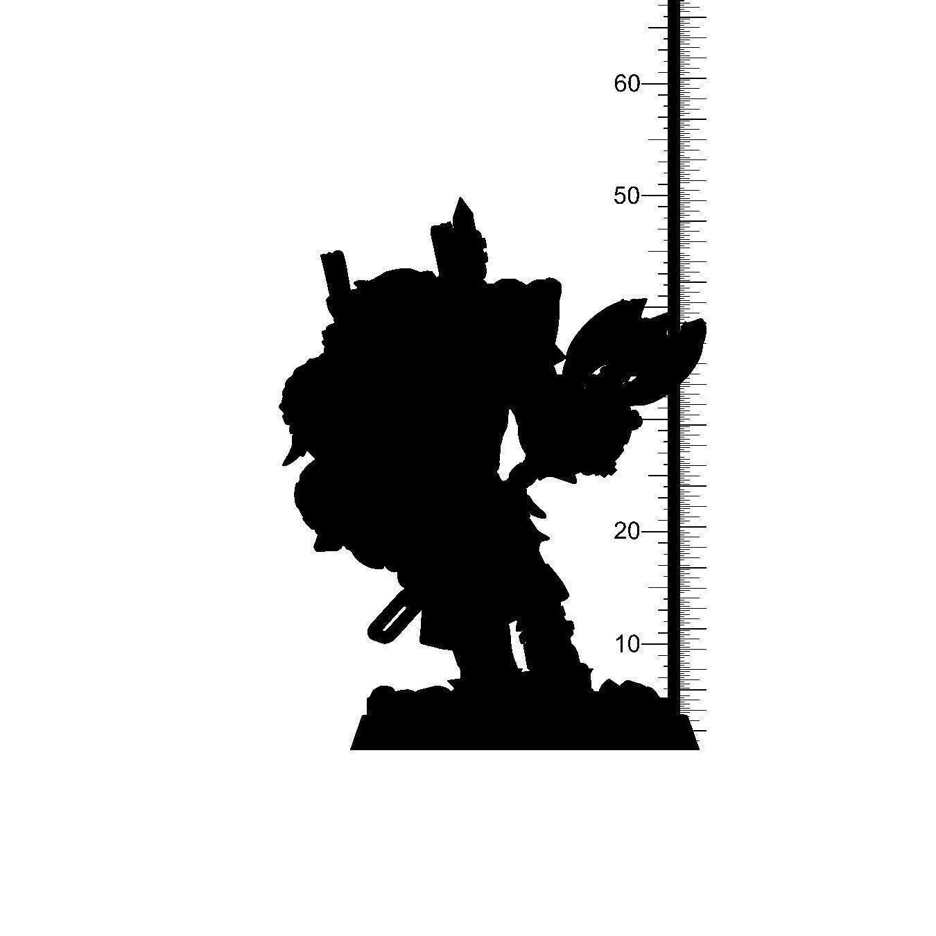 Goran, the Savage War Troll Miniature | Tabletop RPG Trolls | 32mm Scale - Plague Miniatures