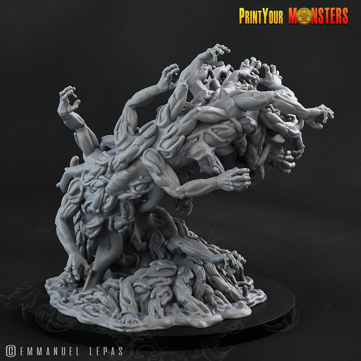 Gortha, the Shadow Worm Miniature | Limb-Clad Horror from the Void