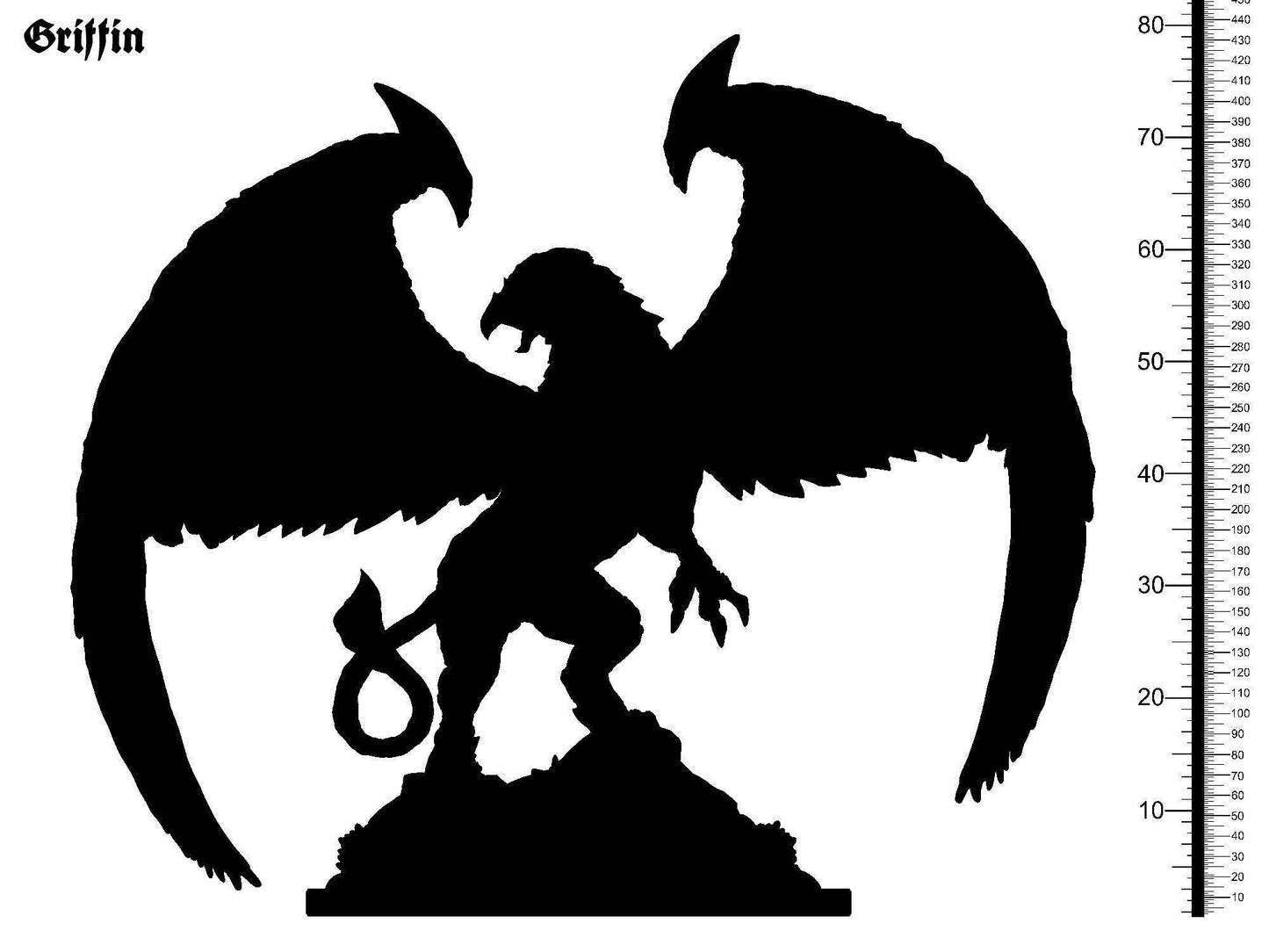 Griffin Miniature for DnD 5e | Majestic Fantasy Creature for Tabletop Adventures | 32mm Scale - Plague Miniatures