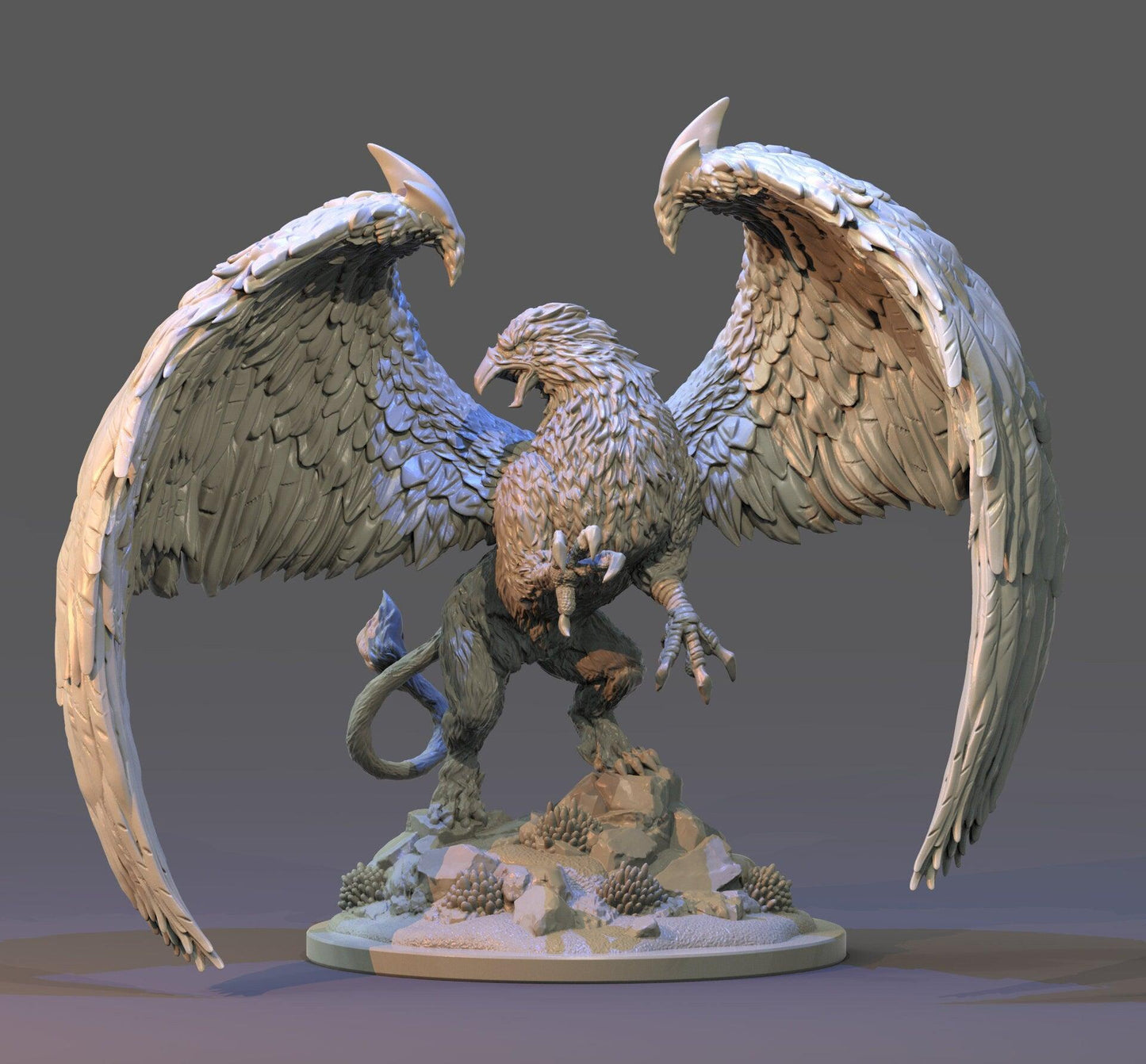 Griffin Miniature for DnD 5e | Majestic Fantasy Creature for Tabletop Adventures | 32mm Scale - Plague Miniatures