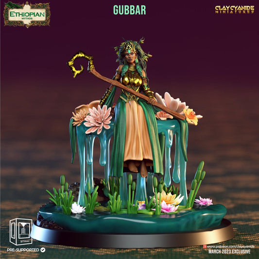Gubbar Sexy Goddess Miniature | Alluring Emissary for Tabletop Adventures | 32mm scale - Plague Miniatures