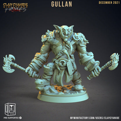 Gullan, the Battle-Hardened War Troll Miniature | DnD Collectible Miniatures | 32mm Scale - Plague Miniatures