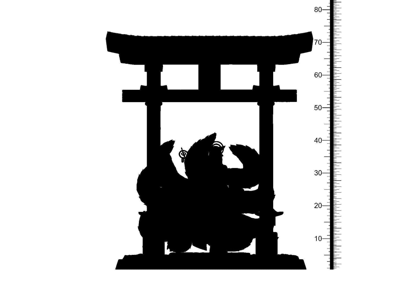 Gumiho Miniature | Bewitching Nine-Tailed Fox for Tabletop RPGs | 32mm Scale - Plague Miniatures