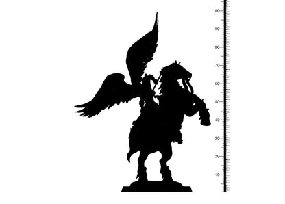 Gunnr Maiden Valkyrie Miniature | Mounted Valkyric Steed | 32mm Scale - Plague Miniatures