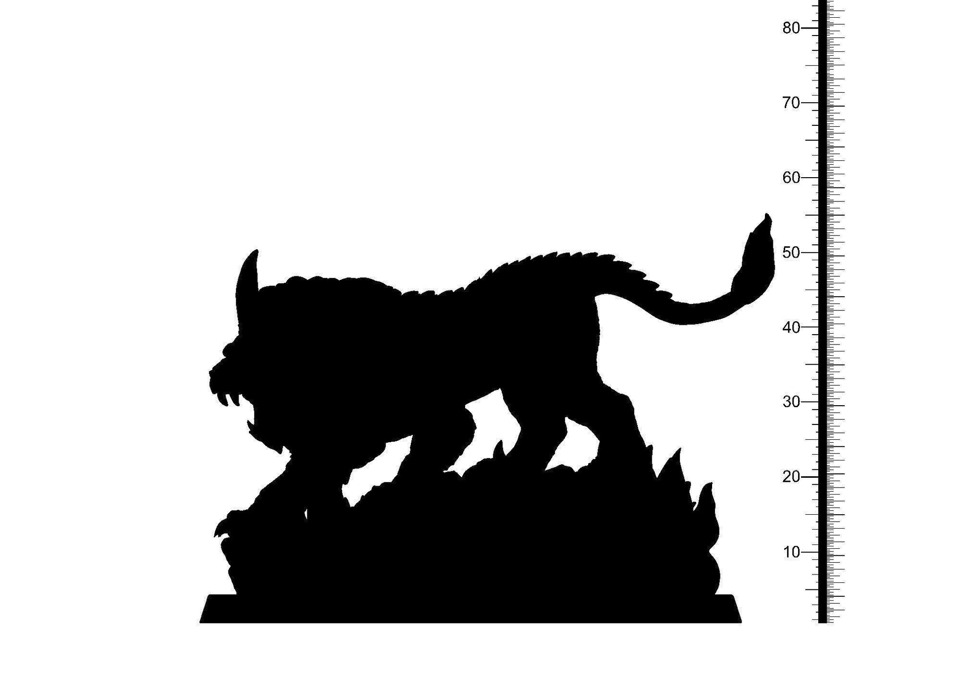 Haechi Miniature | Guardian Lion of Korean Mythology for Tabletop RPGs | 32mm Scale - Plague Miniatures