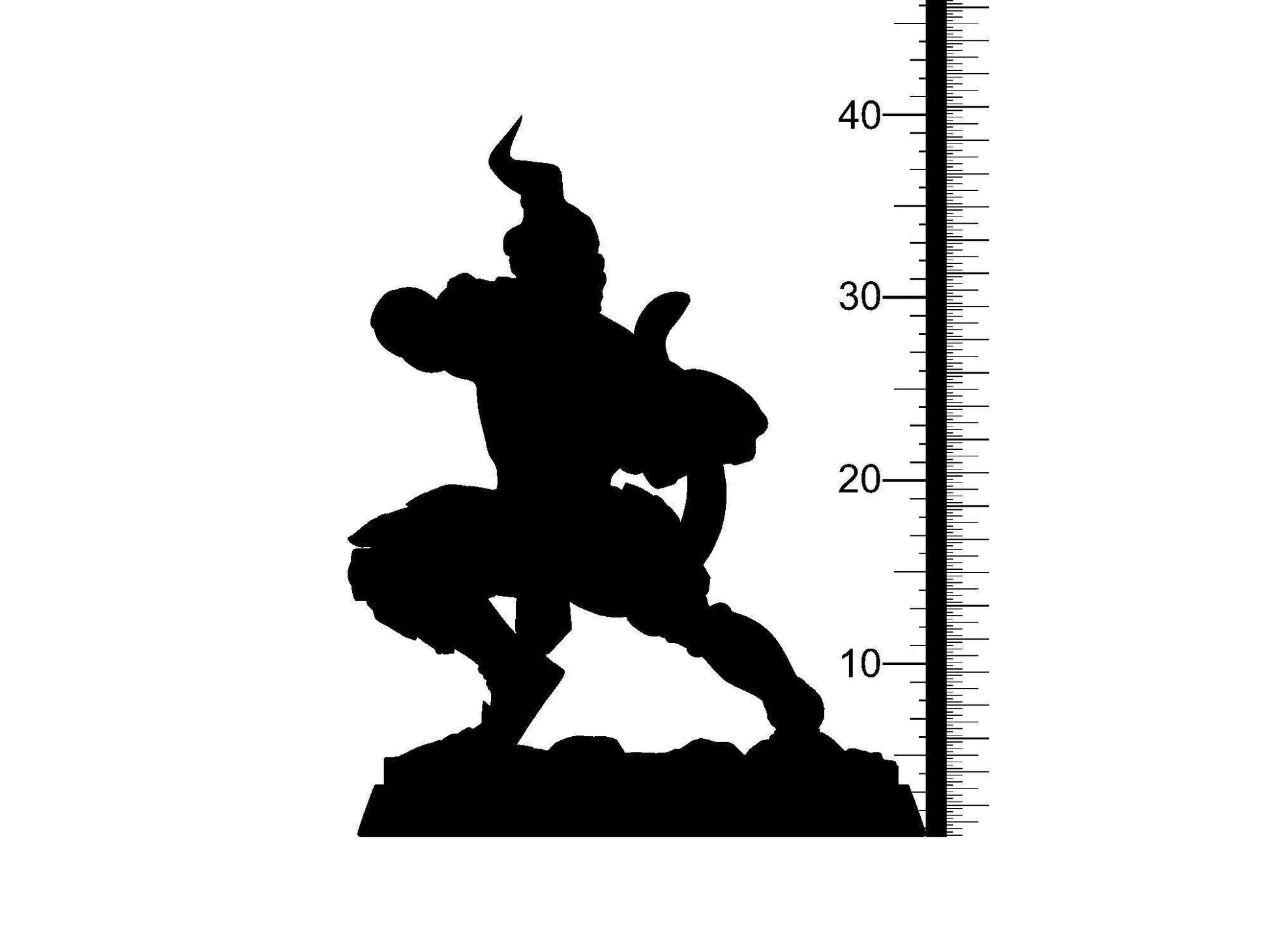 Han Xin Apefolk Fighter Miniature | Varana Hero for Tabletop Adventures | 32mm Scale - Plague Miniatures