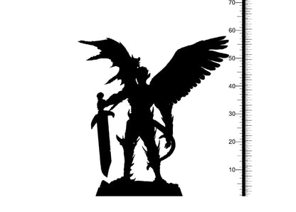 Haragan demon miniature | Clay Cyanide | Fallen Watchers | DnD Miniature | Dungeons and Dragons, DnD 5e male succubus incubus - Plague Miniatures shop for DnD Miniatures