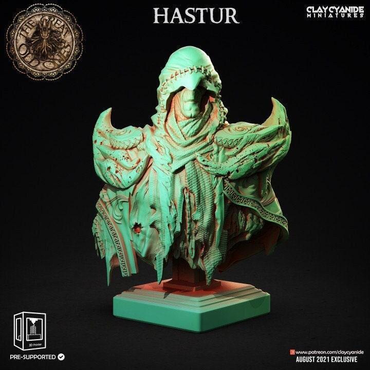 Hastur Bust | Cosmic Horror Sculpture - Plague Miniatures