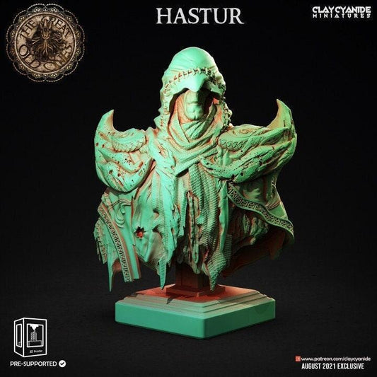 Hastur Bust | Cosmic Horror Sculpture - Plague Miniatures