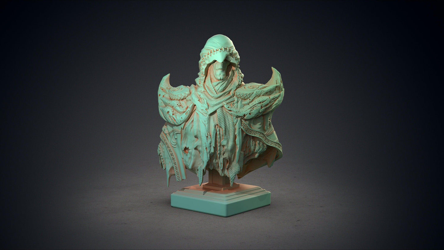 Hastur Bust | Cosmic Horror Sculpture - Plague Miniatures