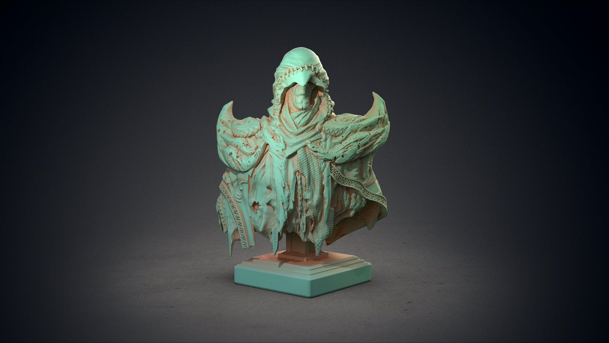 Hastur Bust | Cosmic Horror Sculpture - Plague Miniatures