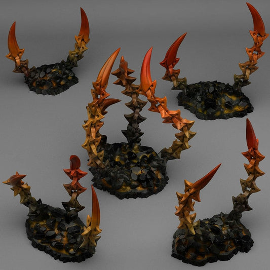 Hell Chain Claw Miniatures | Demonic Wargaming Terrain | 28mm or 32mm Scale - Plague Miniatures