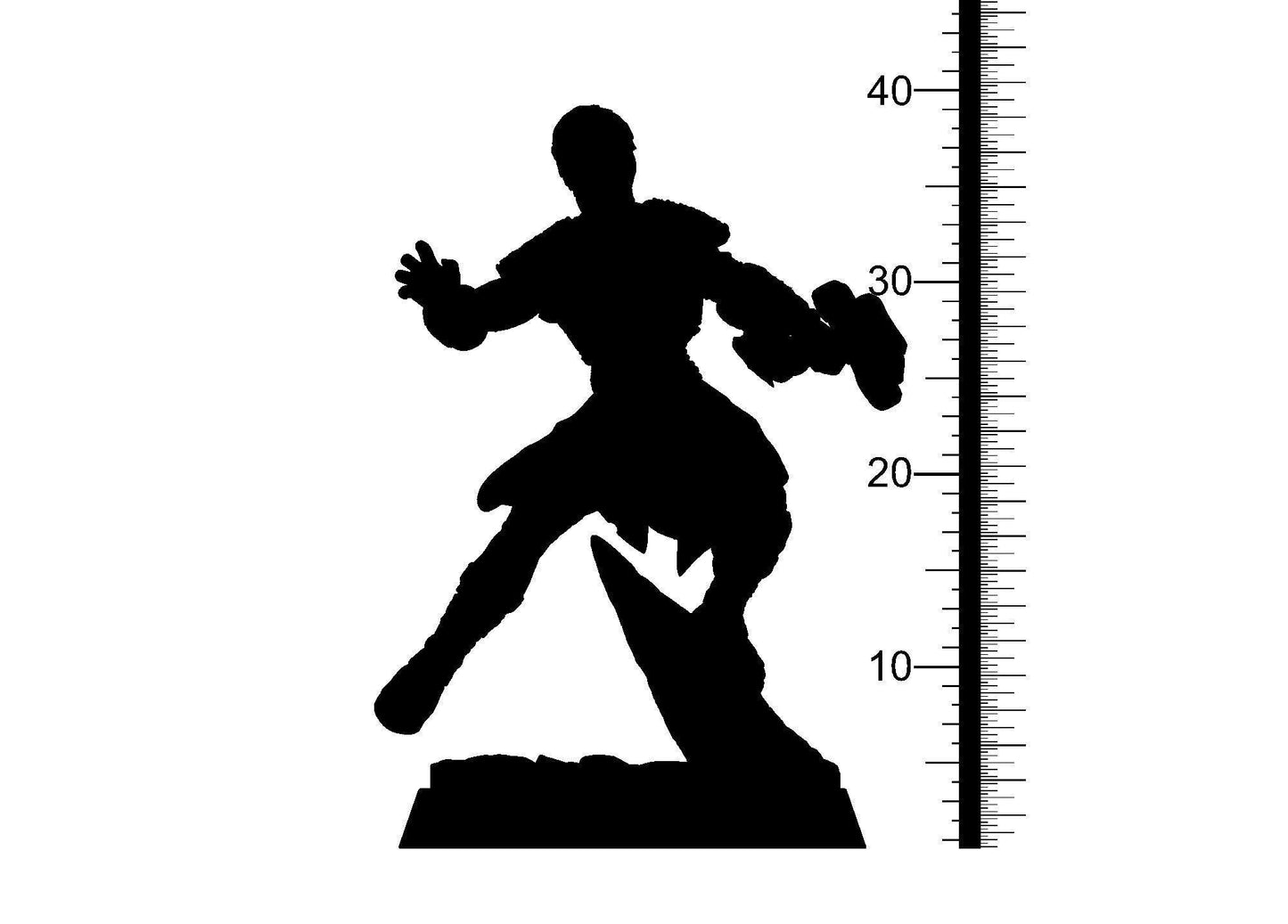 Heragorn, White Runner Skeleton Miniature | Undead Warrior of the Far North | 32mm Scale - Plague Miniatures