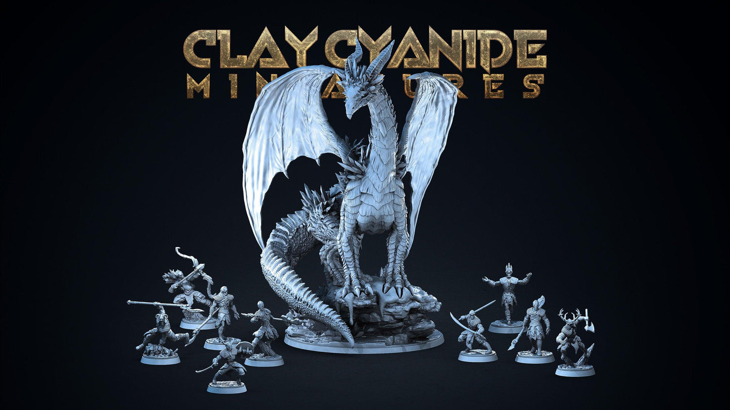 Heragorn White Runner Miniature | Clay Cyanide | Tabletop Gaming | DnD Miniature | Dungeons and Dragons, dnd monster manual DnD 5e - Plague Miniatures shop for DnD Miniatures