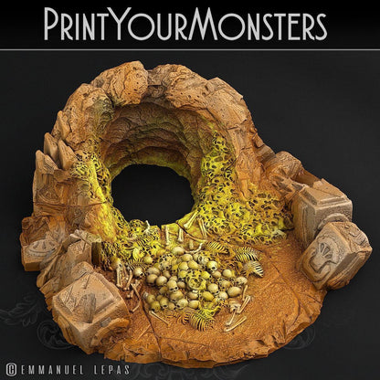 Hollowhaunt Tarantula Miniature Arachnid Faerun Miniature | Tabletop gaming | DnD Miniature | Dungeons and Dragons, DnD 5e monster miniature - Plague Miniatures