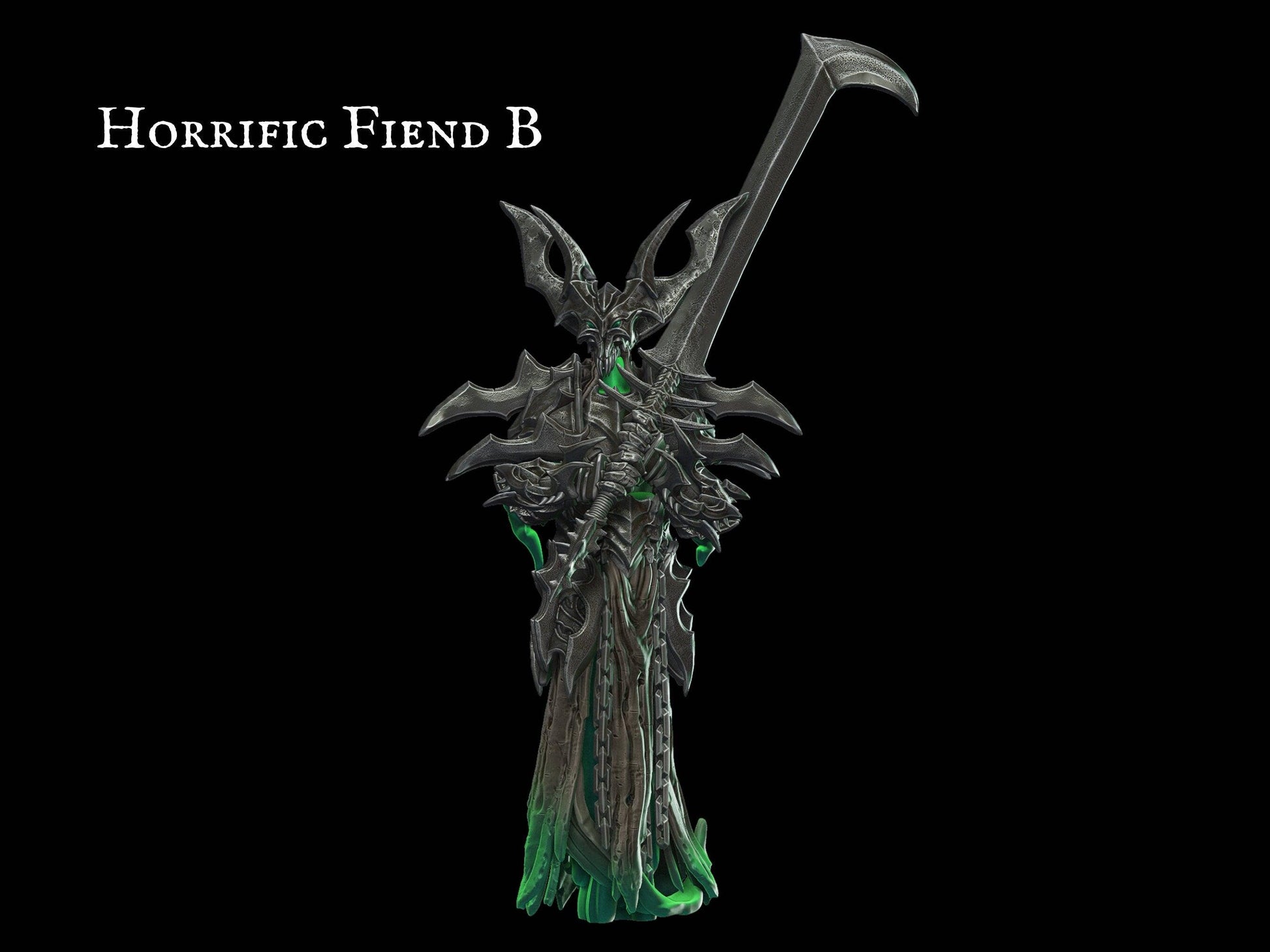 Horrific Fiend Miniature 28mm scale Tabletop gaming DnD Miniature Dungeons and Dragons dnd 5e dungeon master gift - Plague Miniatures shop for DnD Miniatures